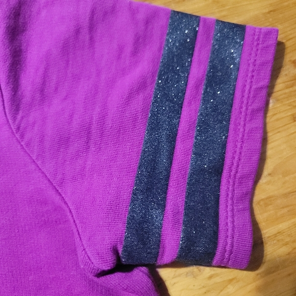 Guess Girl's L (12/14) Purple Dress Shirt  word GUESS - Picture 3 of 4